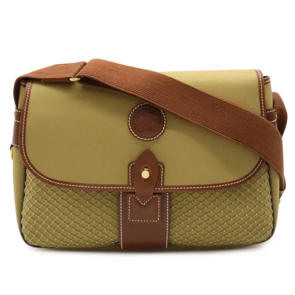 Hunting World Authentic RARE Shoulder Canvass Leather Brown Tan Messenger Bag - Picture 1 of 11